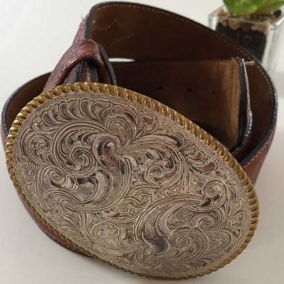 Crumrine Accessories - Crumrine Jewelers Western Silver Plate Leather